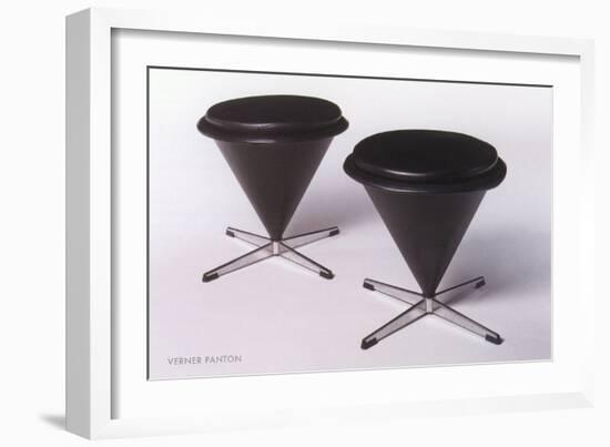 Verner Panton Furniture-null-Framed Art Print