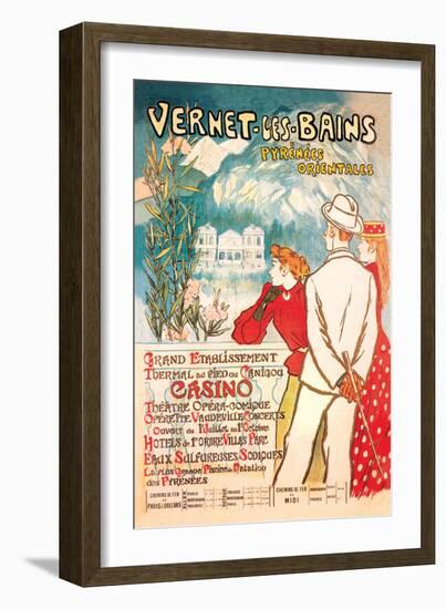 Vernet-les-Bains: Pyrenees Orientales, c.1896-Th?ophile Alexandre Steinlen-Framed Art Print