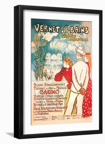 Vernet-les-Bains: Pyrenees Orientales, c.1896-Th?ophile Alexandre Steinlen-Framed Art Print