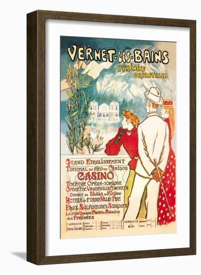 Vernet-les-Bains: Pyrenees Orientales, c.1896-Théophile Alexandre Steinlen-Framed Art Print