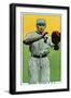 Vernon, CA, Vernon Pacific Coast League, Brown, Baseball Card-Lantern Press-Framed Art Print