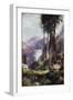 Vernon Falls, Yosemite Valley-Thomas Moran-Framed Giclee Print