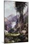 Vernon Falls, Yosemite Valley-Thomas Moran-Mounted Giclee Print