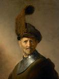 17th century Rembrandt painting of an old man in military uniform, believed to be his own father.-Vernon Lewis Gallery-Art Print