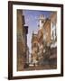 Verona: Corso Sant Anastasia and the Palazzo Maffei, 1855-William Callow-Framed Giclee Print