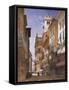 Verona: Corso Sant Anastasia and the Palazzo Maffei, 1855-William Callow-Framed Stretched Canvas