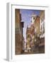 Verona: Corso Sant' Anastasia and the Palazzo Maffei-William Callow-Framed Giclee Print