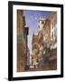 Verona: Corso Sant' Anastasia and the Palazzo Maffei-William Callow-Framed Giclee Print