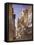 Verona: Corso Sant' Anastasia and the Palazzo Maffei-William Callow-Framed Stretched Canvas