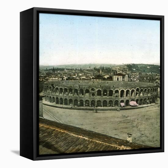 Verona (Italy), the Arenas (Ist Century), Circa 1865-Leon, Levy et Fils-Framed Stretched Canvas