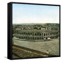 Verona (Italy), the Arenas (Ist Century), Circa 1865-Leon, Levy et Fils-Framed Stretched Canvas