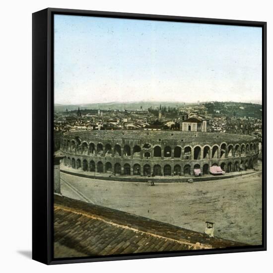 Verona (Italy), the Arenas (Ist Century), Circa 1865-Leon, Levy et Fils-Framed Stretched Canvas