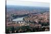 Verona, Italy, with Adige River. 20th c. Veneto, Italy.-null-Stretched Canvas