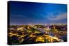 Verona Panoramic View at Dusk-Carlo Amodeo-Stretched Canvas