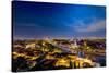 Verona Panoramic View at Dusk-Carlo Amodeo-Stretched Canvas