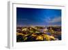 Verona Panoramic View at Dusk-Carlo Amodeo-Framed Photographic Print