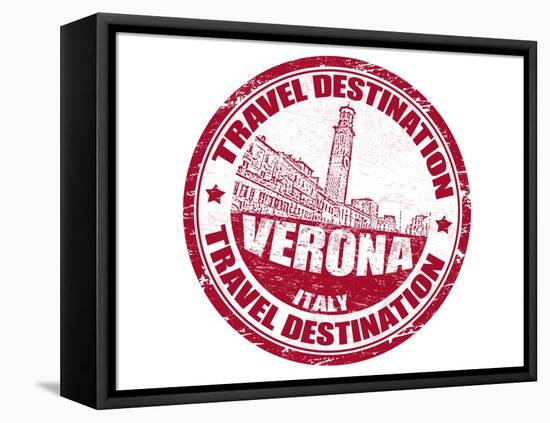 Verona Stamp-radubalint-Framed Stretched Canvas