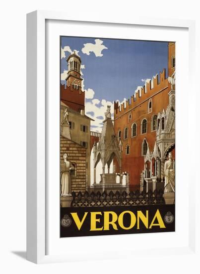 Verona-null-Framed Art Print