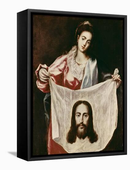 Veronica and the Holy Veil-El Greco-Framed Stretched Canvas