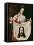 Veronica and the Holy Veil-El Greco-Framed Stretched Canvas