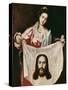 Veronica and the Holy Veil-El Greco-Stretched Canvas
