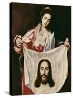 Veronica and the Holy Veil-El Greco-Stretched Canvas