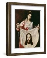 Veronica and the Holy Veil-El Greco-Framed Giclee Print