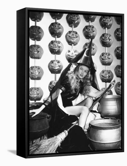 Veronica Lake, I Married a Witch, 1942-null-Framed Stretched Canvas