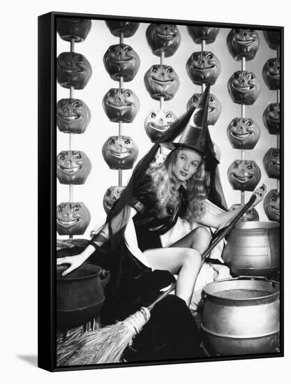 Veronica Lake, I Married a Witch, 1942-null-Framed Stretched Canvas