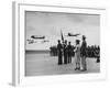 Veronica Lake Watching Planes Flying By-Peter Stackpole-Framed Premium Photographic Print