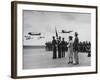 Veronica Lake Watching Planes Flying By-Peter Stackpole-Framed Premium Photographic Print