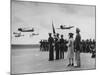 Veronica Lake Watching Planes Flying By-Peter Stackpole-Mounted Premium Photographic Print