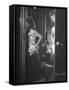 Veronica Lake Wearing Corset-Peter Stackpole-Framed Stretched Canvas