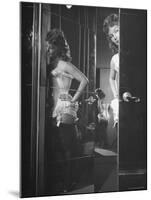 Veronica Lake Wearing Corset-Peter Stackpole-Mounted Premium Photographic Print