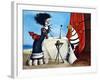 Veronica on the Porch-Vaan Manoukian-Framed Art Print