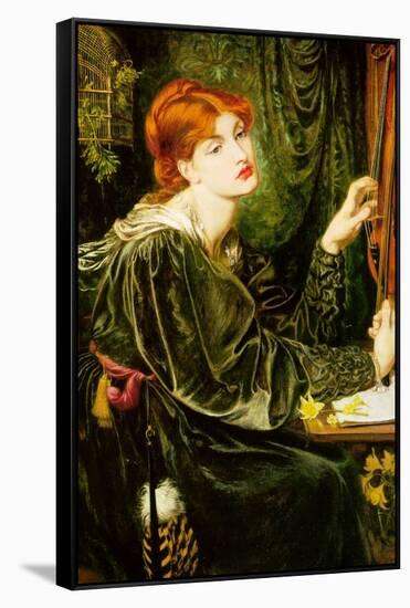 Veronica Veronese-Dante Gabriel Rossetti-Framed Stretched Canvas