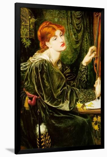 Veronica Veronese-Dante Gabriel Rossetti-Framed Art Print