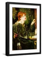 Veronica Veronese-Dante Gabriel Rossetti-Framed Art Print