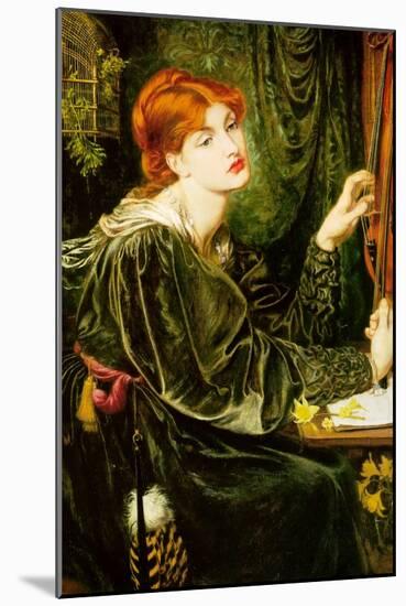 Veronica Veronese-Dante Gabriel Rossetti-Mounted Art Print