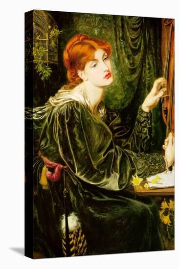 Veronica Veronese-Dante Gabriel Rossetti-Stretched Canvas