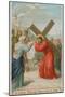 Veronica Wipes the Face of Jesus. the Sixth Station of the Cross-null-Mounted Giclee Print