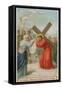 Veronica Wipes the Face of Jesus. the Sixth Station of the Cross-null-Framed Stretched Canvas