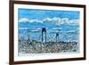 Verrazano Bridge, Staten Island-Anthony Butera-Framed Giclee Print