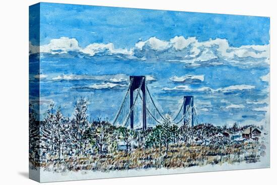 Verrazano Bridge, Staten Island-Anthony Butera-Stretched Canvas