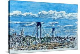 Verrazano Bridge, Staten Island-Anthony Butera-Stretched Canvas