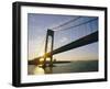 Verrazano Narrows Bridge, Approach to the City, New York, New York State, USA-Ken Gillham-Framed Photographic Print