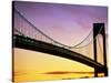 Verrazano Narrows Bridge at Dusk-Alan Schein-Stretched Canvas