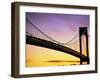 Verrazano Narrows Bridge at Dusk-Alan Schein-Framed Photographic Print