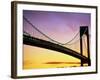 Verrazano Narrows Bridge at Dusk-Alan Schein-Framed Photographic Print