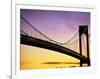 Verrazano Narrows Bridge at Dusk-Alan Schein-Framed Photographic Print